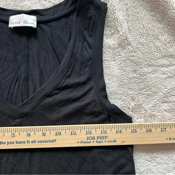 Be Cool Black‎ Sleeveless Maxi Dress Size Small - Picture 4 of 7